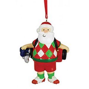 Cape Shore golpher  santa ornament